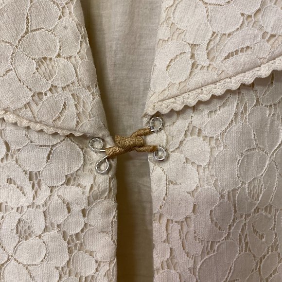 Cream duster jacket - Picture 3 of 5